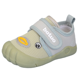 巴托童鞋春秋款男女宝宝鞋1-2岁软底防滑学步鞋网布单鞋S3123
