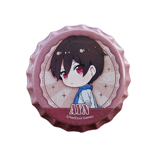 【正版现货】艾漫时空中的绘旅人迷局系列瓶盖徽章艾因叶瑄吧唧