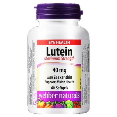 webbernaturals进口60粒叶黄素