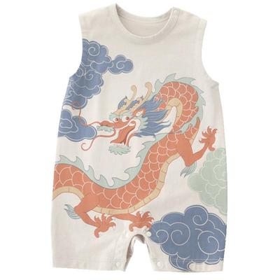 汉宫优品宝宝夏季薄款背心连体衣
