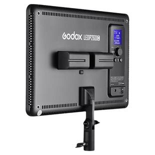 Godox神牛LED平板补光灯p260c摄影灯方形直播灯摄像演播室视频拍照柔光灯背景灯美食拍摄打光灯P120C双色温灯