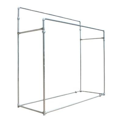 单双杆双杆晾衣架落地式镀锌钢管