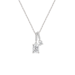 AJIDOU阿吉豆项链女款S925银商场同款方糖吊坠小众轻奢颈链锁骨链