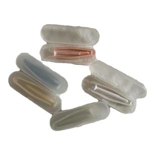 隐形眼镜盒佩戴工具取戴器便携夹子棒子美瞳盒彩色一体夹子盒装