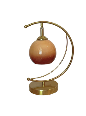 北欧ins风新月暖绒台灯 三色变光可调角度卧室床头灯