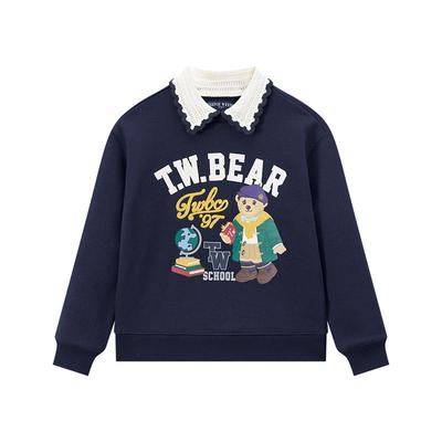 TeenieWeenieKids翻领加绒卫衣