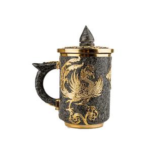 中华麦饭石壶梅花壶大容量石瓢壶养生名家套装四合一泡茶专用茶具