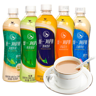 统一阿萨姆原味经典奶茶饮料500ml*15瓶整箱特批价网红下午茶饮品