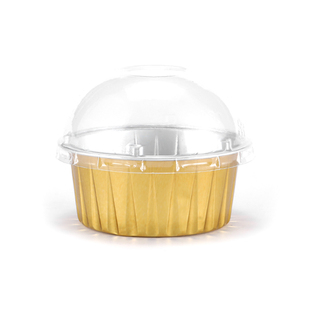 加厚杯盖 长方形杯盖锡纸杯杯盖 塑料杯盖圆形锡纸杯平盖透明拱盖