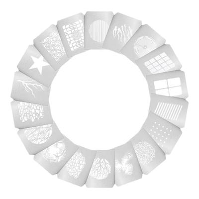 聚光筒插片投影束光筒不锈钢卡片