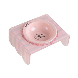 Petdebby韩国bd同款宠物碗猫碗狗狗饭碗飞碟粮碗带碗架宠物用品