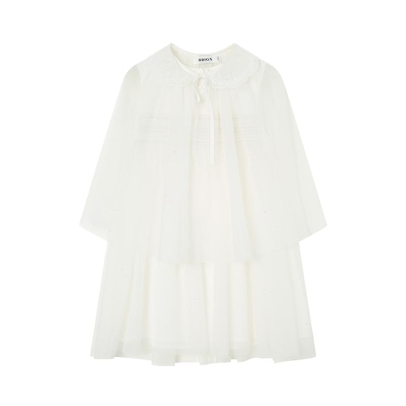 夏季薄纱轻盈女童公主礼服连衣裙