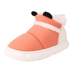 冬季儿童居家外穿软底毛毛鞋男童女童加绒保暖棉鞋防滑厚底中大童