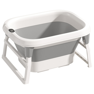 儿童泡澡桶宝宝浴盆可折叠坐躺婴儿洗澡盆浴桶大号家用小孩游泳桶