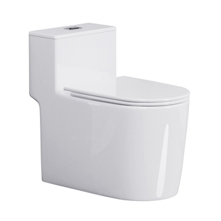 抽水马桶坐便器家用一体式陶瓷虹吸式普通坐厕卫生间小户型座便器