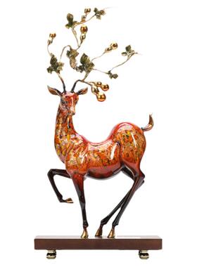 全铜鹿摆件客厅酒柜装饰乔迁礼品