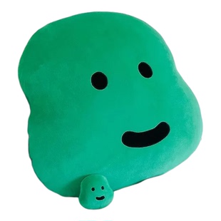 韩国代购JOGUMAN乔古曼毛绒脸脸大号抱枕竖手指玩偶靠枕礼物