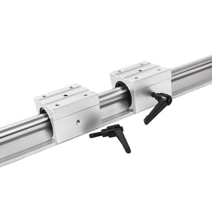 进口箱式光轴滑块直线轴承带座SCS12导轨SBR16开口20UU25LUU30