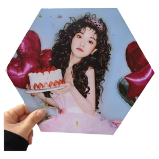 个性定制六边形圆形长条图片冲洗制作打印照片加急下单