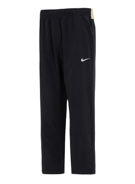 Nike耐克官方正品男士黑色裤子夏季新款直筒裤梭织裤运动休闲长裤