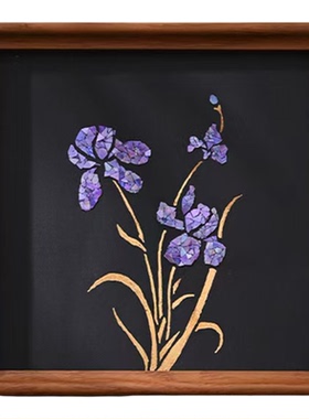 三八女神节螺钿烧箔相框画材料包
