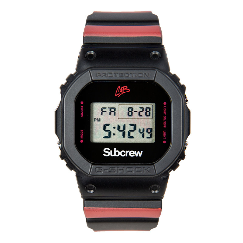 卡西欧G-SHOCK SUBCREW李灿森联名潜水艇DW-5600ssc20-1/6900男表