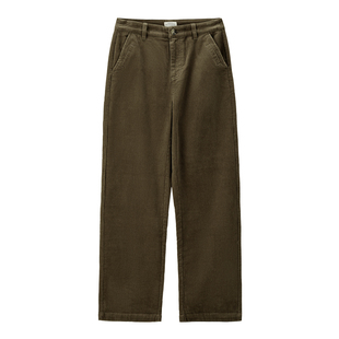 佐丹奴裤子女新款纯棉灯芯绒复古通勤女裤口袋休闲长裤女05414676