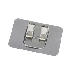 挂钩强力粘胶卡扣自粘卫生间墙面置物架免打孔透明塑料无痕贴片