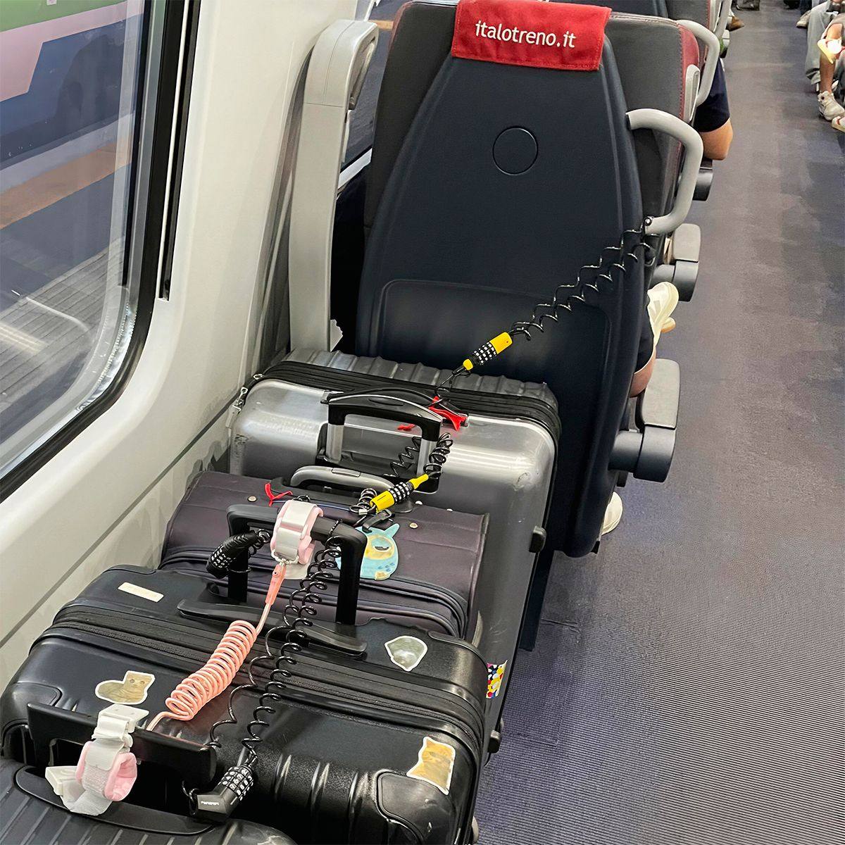 行李箱防盗绳锁防丢可伸缩便携式学生上学旅游火车托运安全神器