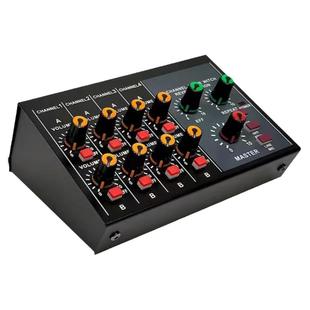 混音器8路MIX428话筒混响器乐器话筒扩展分支器混响效果器调音台