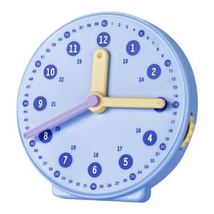 钟表小学教具时钟教具一二年级钟表模型认识钟表和时间小学生学习用钟表学具三针联动时钟儿童认识教学时钟面