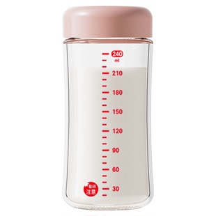 梦呵新生婴儿玻璃储奶瓶储存罐冰箱母乳专用密封保鲜大容量240ml