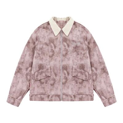 BJHG美式宽松麂皮绒男女同款夹克