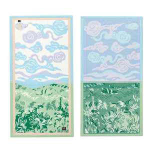 洁玉大师艺术系列长绒棉浴巾吸水亲肤柔软不易掉毛加厚高级礼盒