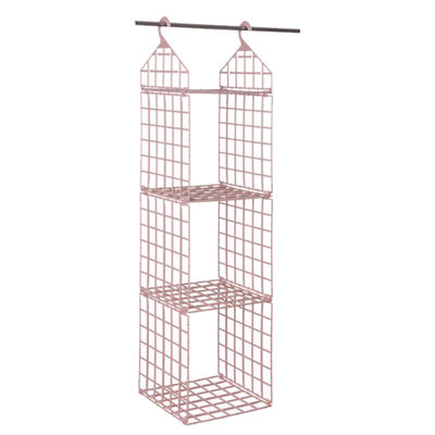 衣柜分隔层架家用悬挂式简易收纳神器宿舍衣橱可折叠省空间置物架