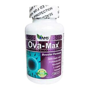 现货美国AMS宝卵素120粒卵巢营养素高龄女性调理备孕辅酶Q10