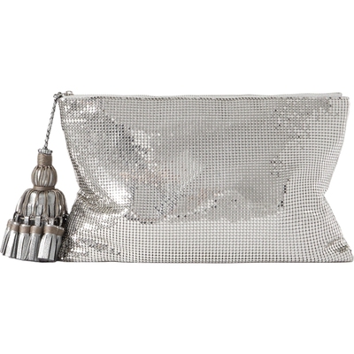 【礼物】ANYA HINDMARCH女士穗饰锁子甲手拿包