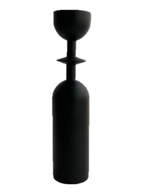 法式实木烛台创意家居装饰工艺品