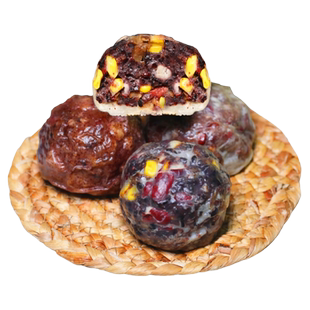 山东谷香仁粘豆包低脂粗粮代餐健康美食大黄米粘窝窝无糖精豆包