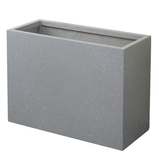玄之祥石长方形水泥花箱非镁泥落地隔断花盆特大简约盆栽厂家定制