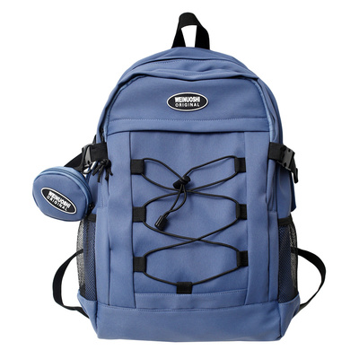 咖啡鼠校园通用双肩包尼龙