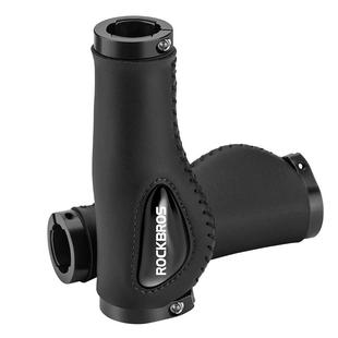 洛克兄弟自行车把套硅胶肉球减震舒适山地车副把锁死握把车手把套