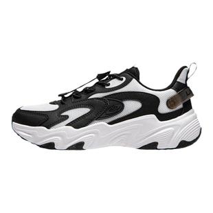 李宁男童鞋春季款2026新款男女大童透气轻便运动鞋学生休闲老爹鞋