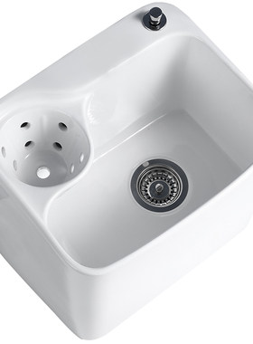 梦越拖把池家用陶瓷水槽沥水篮
