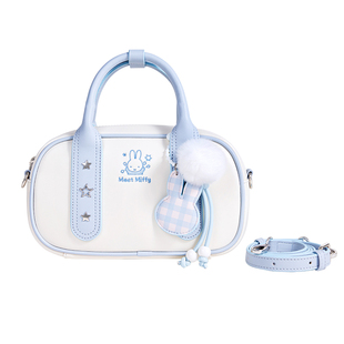 米菲小清新波士顿包包女式2026新款手提单肩斜挎包可爱百搭小包冬