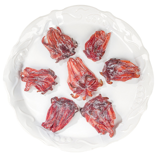 酸甜有嚼劲洛神花果脯酸甜果干无硫玫瑰茄干即食健康零食瑰茄干果