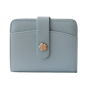 钱包女款轻薄小巧小零钱包高级感钱包卡包一体多功能折叠学生钱夹