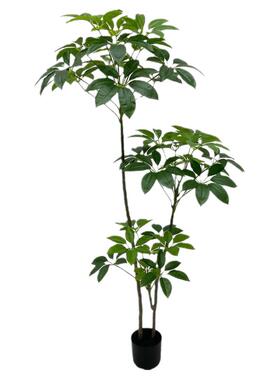 大叶伞仿真花假花客厅高级仿生植物室内沙发边大型绿植落地盆栽