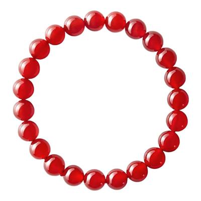 【热销第一】天然红玛瑙手串水晶