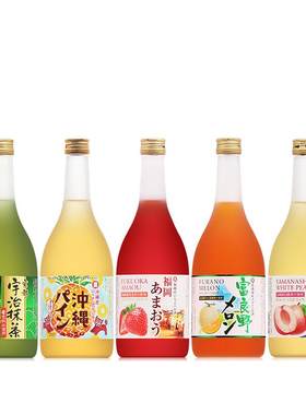 日本冲绳菠萝酒草莓白桃利口酒